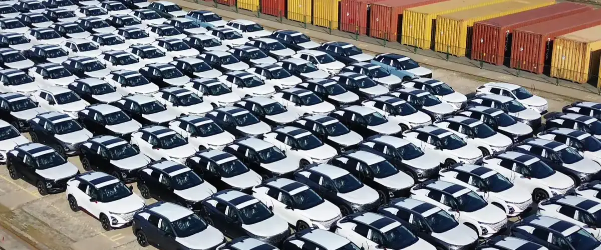 Çin Wuhu Limanından Türkiye'ye gönderilen Omoda 5 ve Omoda 7 modelleri