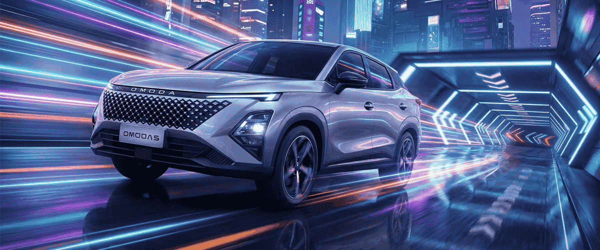 Yeni OMODA 5 Ultima akıllı SUV modelinin fütüristik sürüş güvenliği teknolojileri